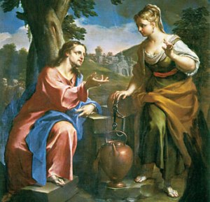 Jesus und die Samariterin am Brunnen